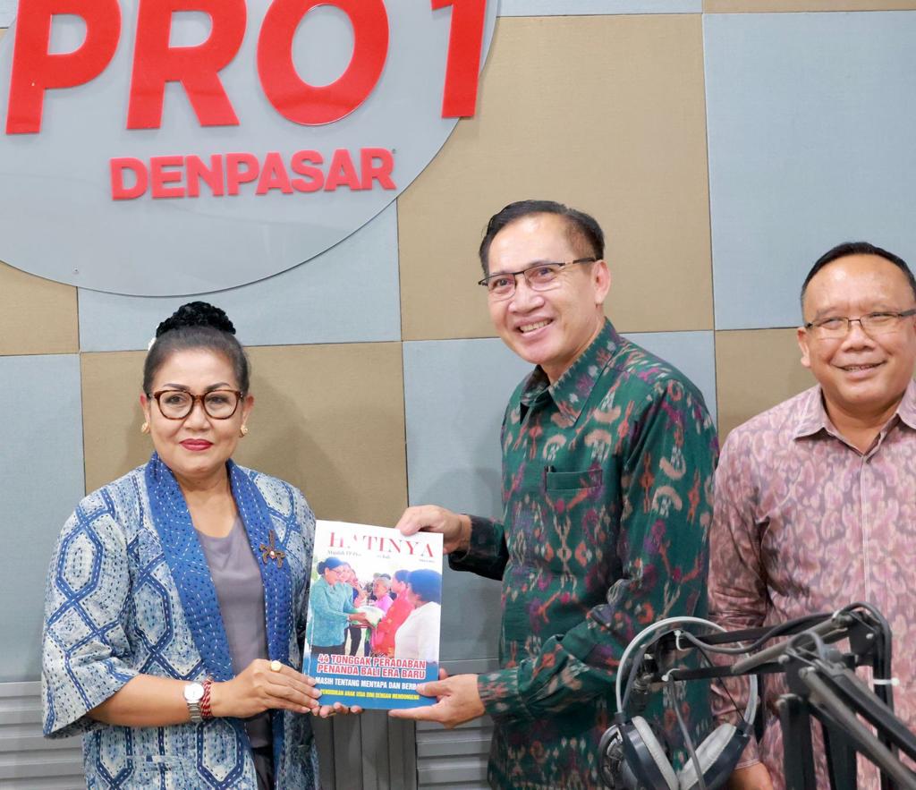 Jadi Narasumber dalam Dialog RRI Denpasar, Ini Pesan Ny. Putri Koster