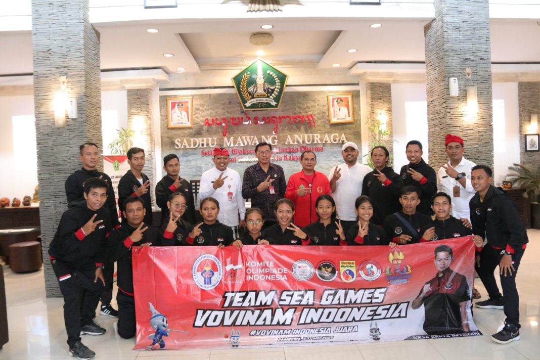 Berlaga di Sea Games Kamboja 2023, Pemkab Tabanan Lepas 17 Atlet Vovinam
