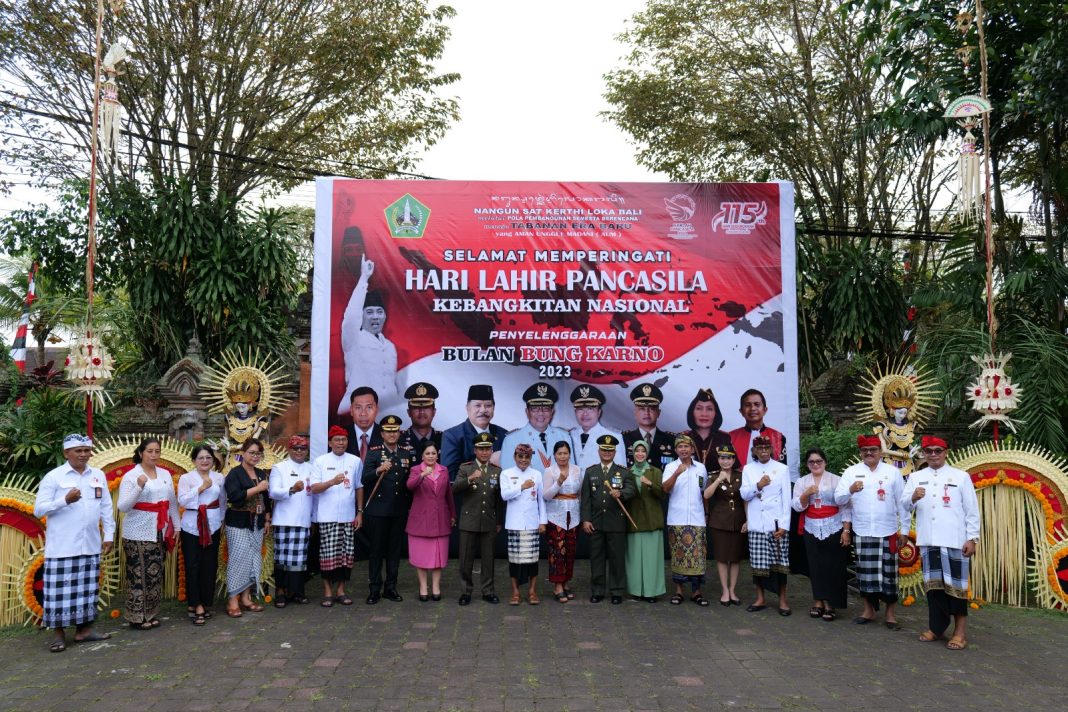 Pemkab Tabanan Gelar Upacara Peringatan, Rangkaian Hari Lahir Pancasila, Hari Kebangkitan Nasional dan Bulan Bung Karno V Tahun 2023