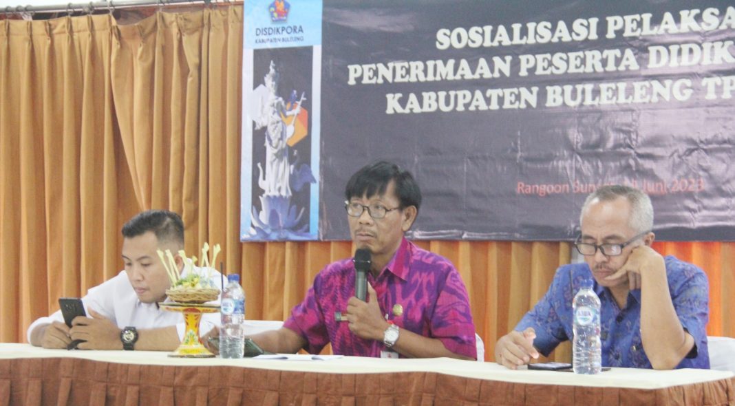 Disdikpora Buleleng Dukung Penuh PPDB TA 2023-2024 secara Digital