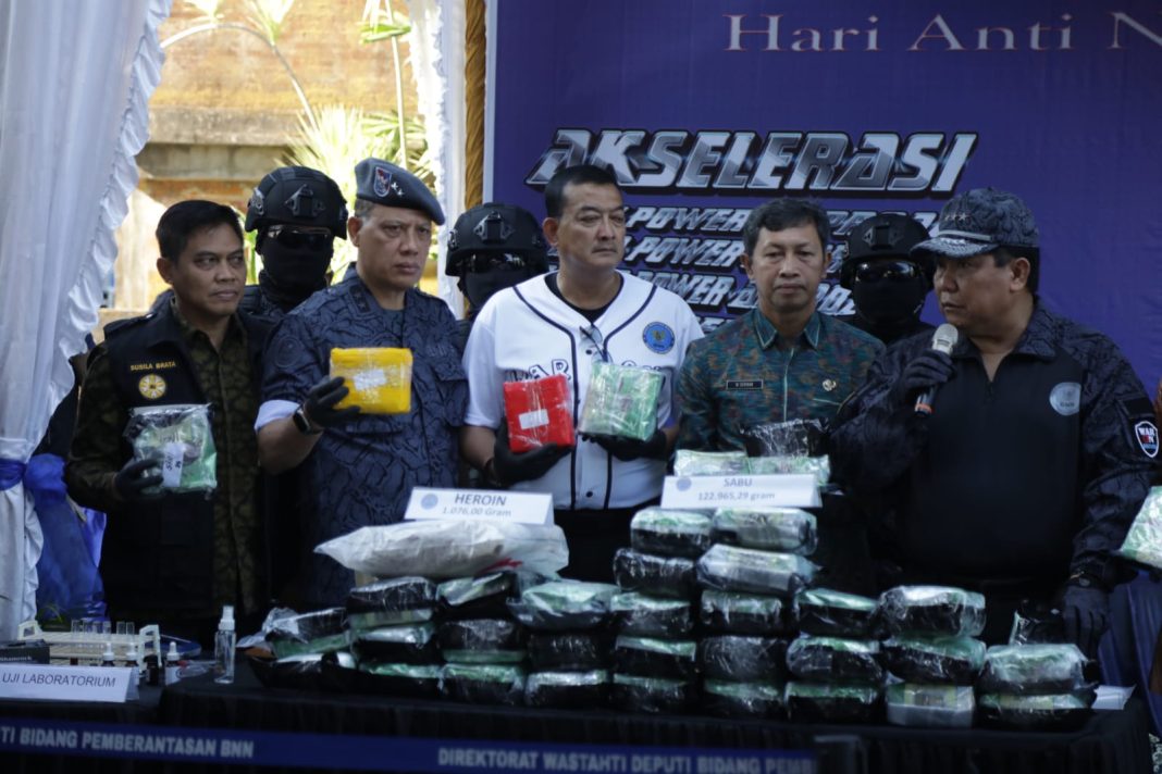 Jelang Perayaan HANI, BNN Musnahkan 124,54 Kilogram Narkoba Dimusnahkan