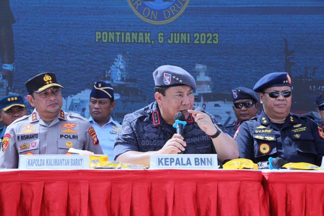 BNN RI Sita 130 kg Sabu dan Selamatkan Ribuan Jiwa Manusia