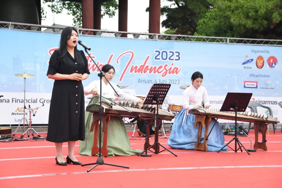 Antusiasme Warga Korea pada Festival Indonesia 2023 di Kota Ansan