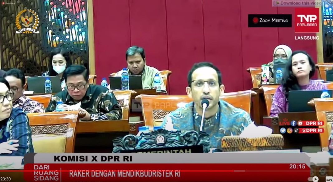 Komisi X DPR RI Setujui Pergeseran Anggaran Kemendikbudristek Tahun 2023 Sebesar Rp1,37 Triliun