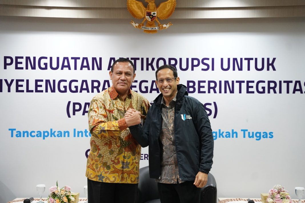 Dukung KPK Berantas Korupsi, Kemendikbudristek Berpartisipasi dalam PAKU Integritas