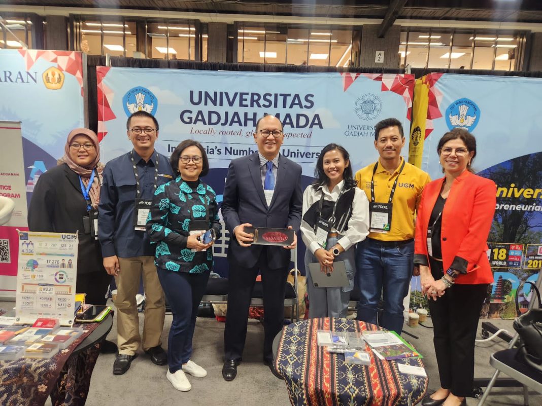 UGM Jaring Kerja Sama Tridharma dengan Lebih Dari 50 Institusi Pendidikan Dunia di NAFSA 2023