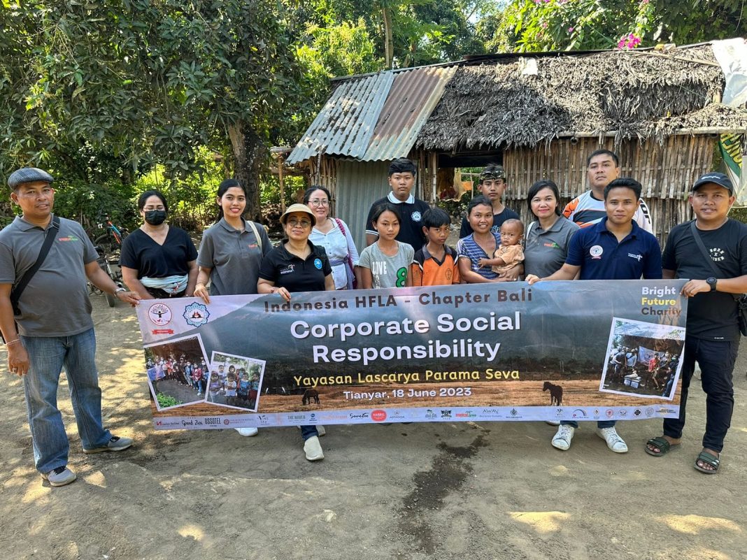 Peduli Sesama, Swiss-Belinn Legian dan Hotel Front Liners Association Gelar CSR di Desa Tianyar, Karangasem