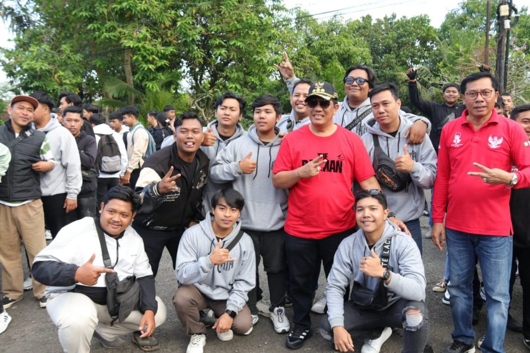 Semarakkan Bulan Bung Karno 2023, Bupati Tabanan Lepas Ratusan Peserta SUNMORGAB Semeton Otomotif Bali