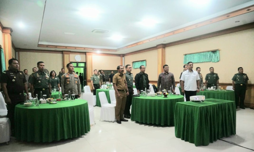 Danrem 163/Wira Satya Gelar Nobar Live Pemberian KASAD Award 2023 di Kodim Badung