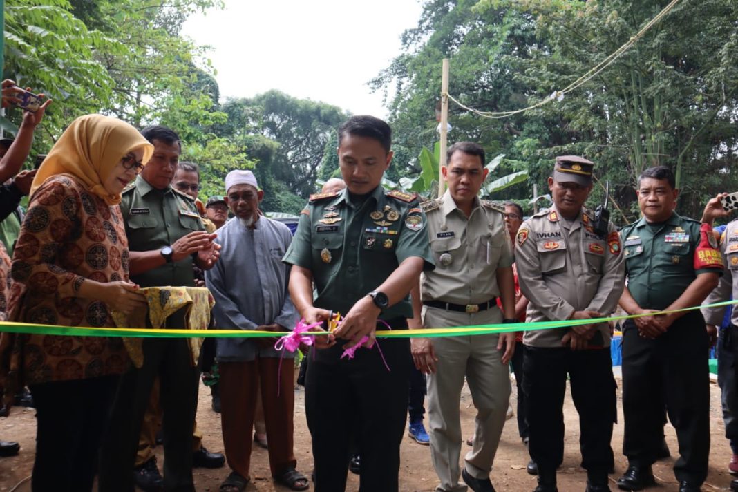 Dandim Jakarta Selatan Resmikan Sumur Bor Bantuan Kasad