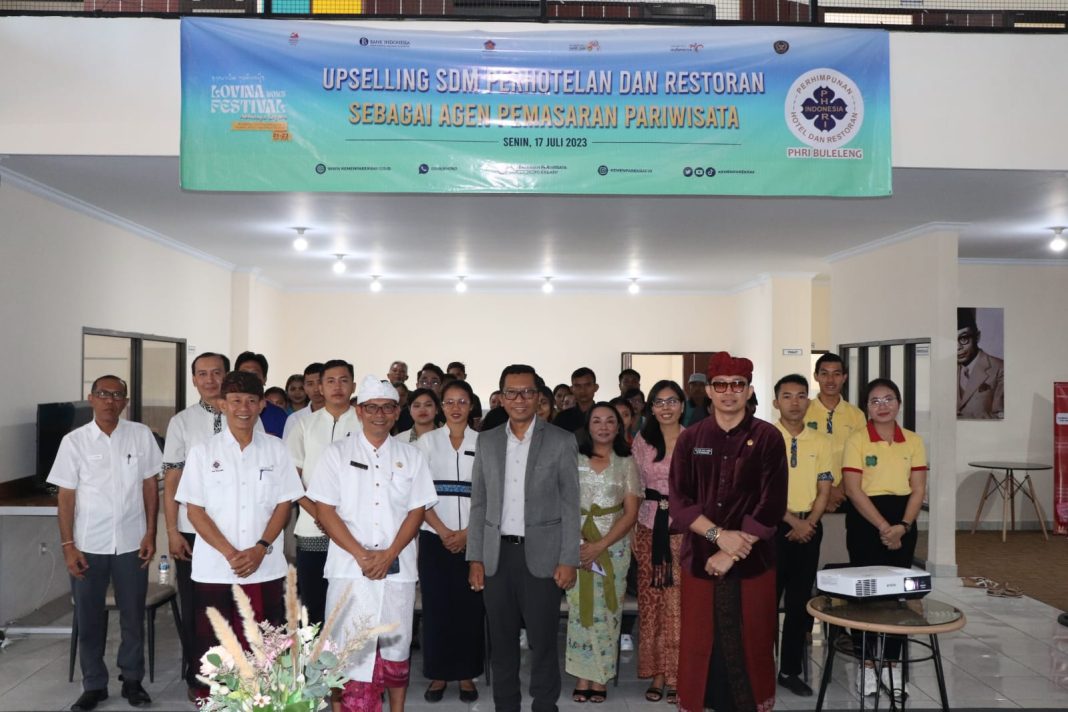 Dispar Buleleng Tingkatkan Kompetensi “Up Selling” Pelaku Pariwisata