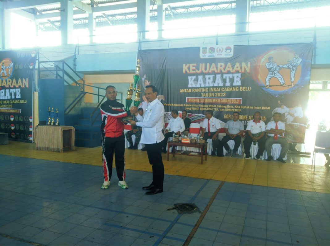 Ratusan Peserta Tanding Kejuaraan Antar Ranting INKAI Belu, Bupati Agus Taolin : Kita Dorong Untuk Berprestasi ke Tingkat Atas