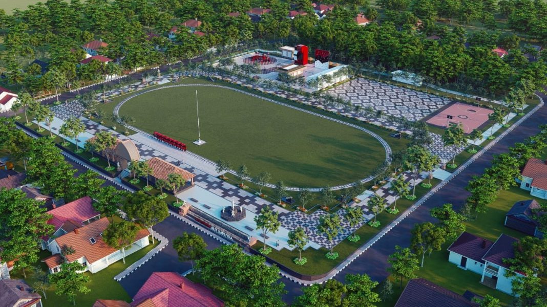Percantik Wajah Kota, Bupati Sanjaya Segerakan Penataan Lapangan Alit Saputra