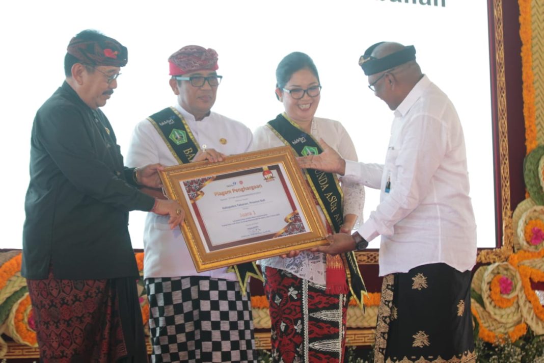 Komit Tangani Pencegahan Stunting, Pemkab Tabanan Sukses Sabet 2 Juara Pertama Tingkat Nasional