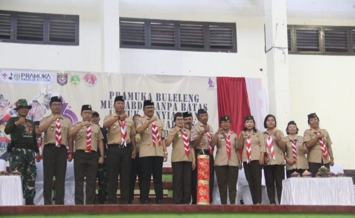 Wujudkan SDM Tangguh Gerakan Pramuka Kwarcab Buleleng Gelar Sejumlah Lomba