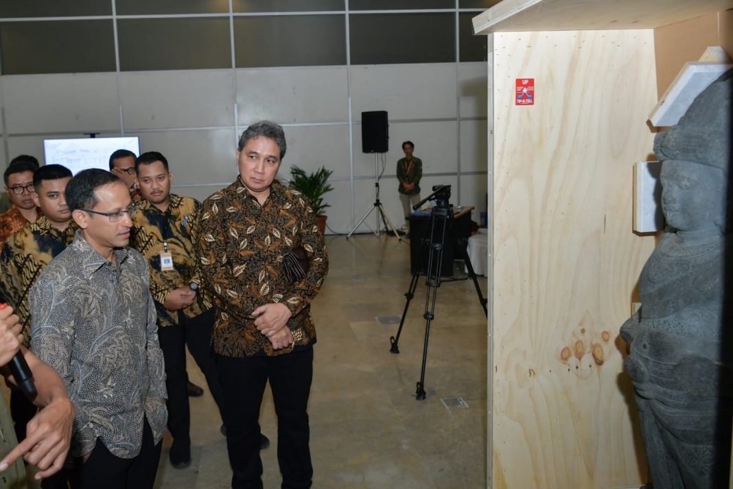 Mendikbudristek Sambut Pengembalian Empat Arca dari 472 Benda Sejarah dan Budaya yang Dikembalikan Belanda ke Indonesia
