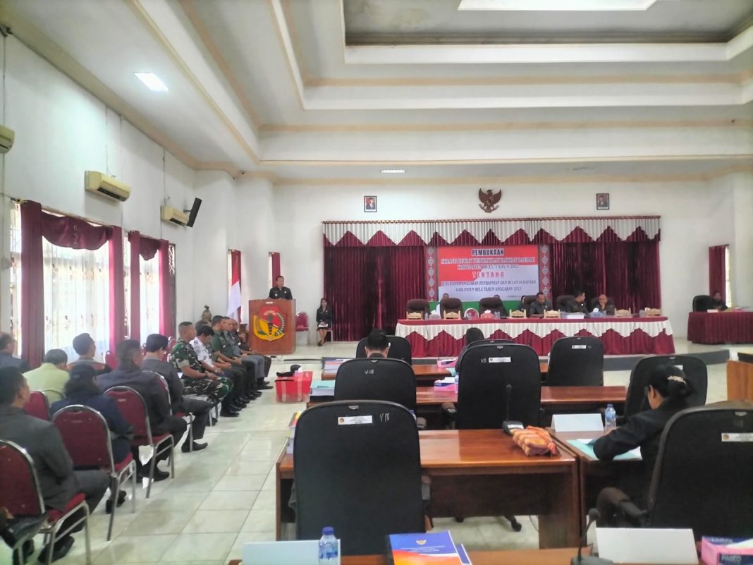 Pembukaan Sidang Perubahan APBD Belu TA 2023, Pemerintah dan DPRD Akan Bahas 3 Agenda Utama