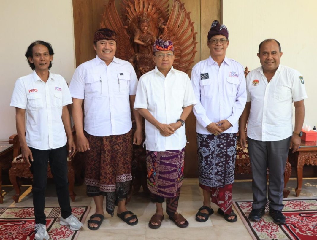 Terima Panitia Musprov SMSI Bali, Gubernur Koster Minta Media Bangun Situasi Kondusif Menuju Tahun Politik 2024