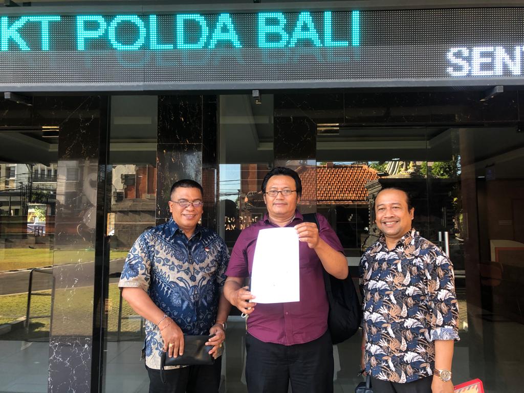 Difitnah, Gusti Ngurah Dibia Melaporkan Akun FB Info Jagat Maya dan Opini Bali ke Polda Bali