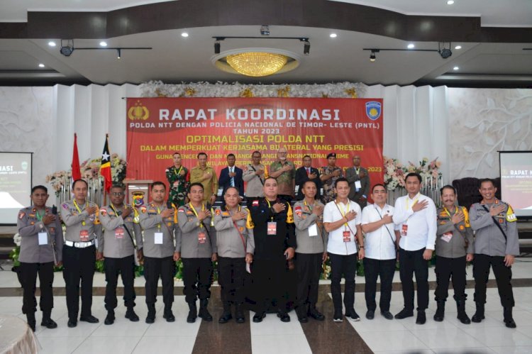 Polda NTT Lakukan Rapat dengan Policia Nacional De Timor Leste di Kabupaten Belu. Ada Apa?