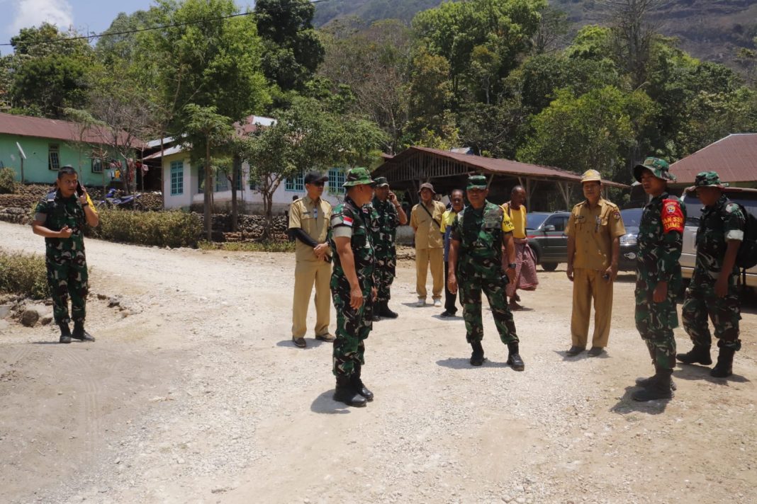 Tinjau Lokasi TMMD ke-118 di Lamaknen-Belu, Tim Wasev Harapkan Bisa Bermanfaat Bagi Rakyat