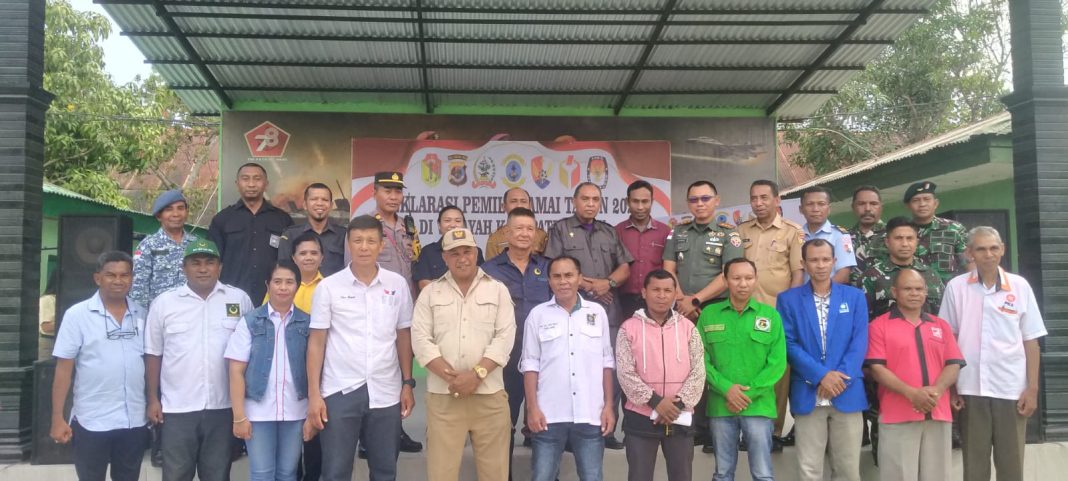 Deklarasi Pemilu Damai Tahun 2024, Dandim 1605/Belu : TNI Akan Dipecat Apabila Tidak Netral