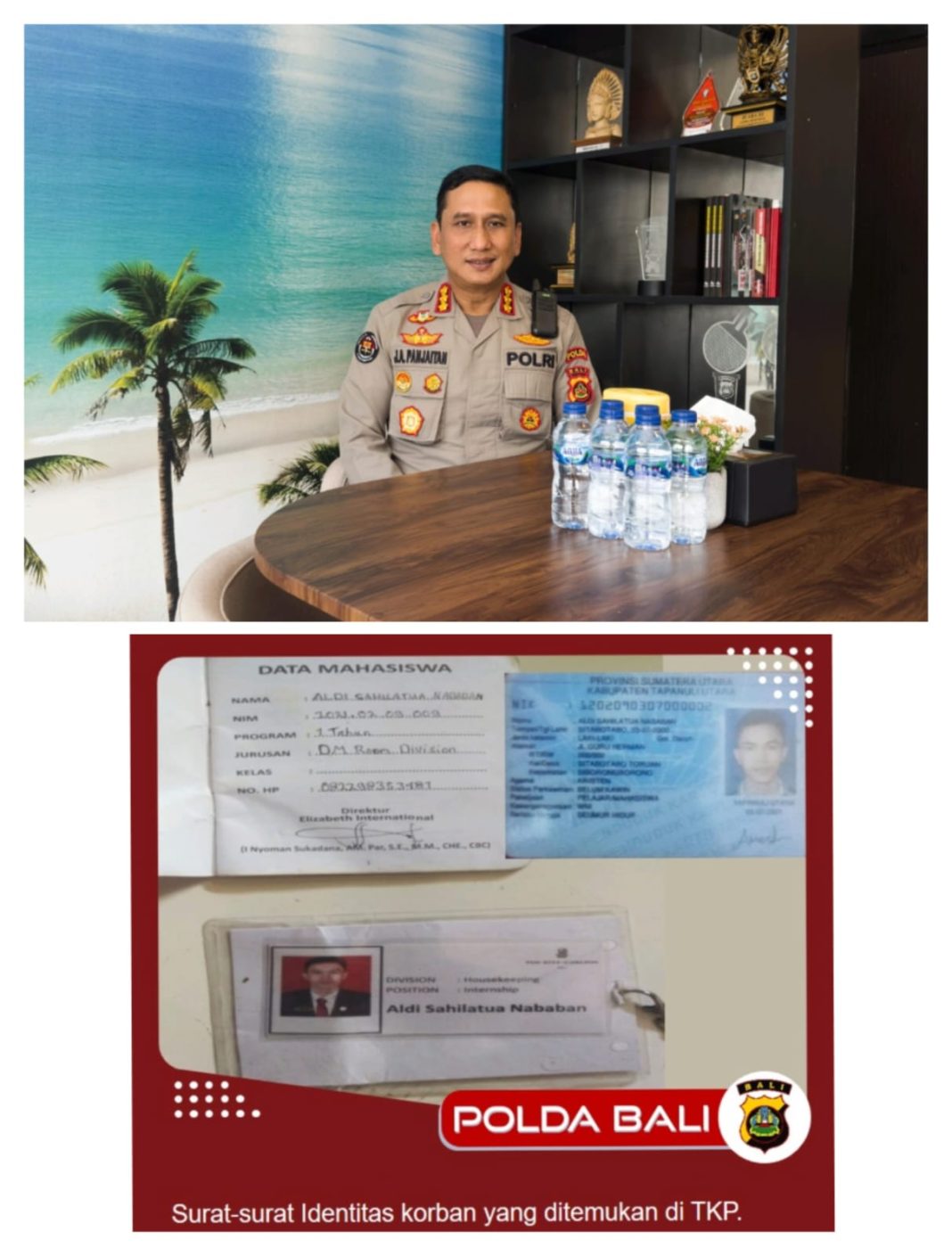 Kematian Mahasiswa Asal Medan di Bali, Polresta Denpasar Periksa 6 Saksi