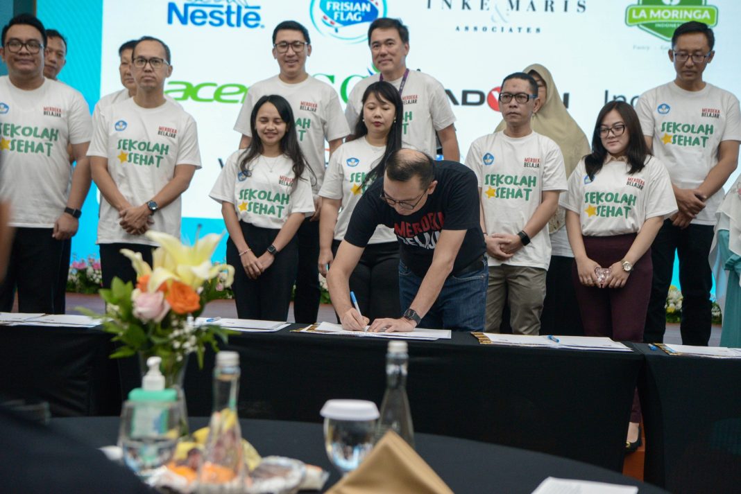 Kemendikbudristek Bersama Puluhan Mitra Strategis Perkuat Kampanye Sekolah Sehat