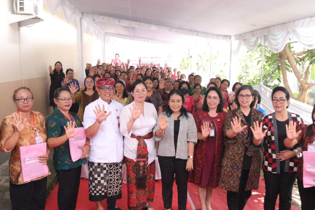 Bupati Tabanan Hadiri Kegiatan Bimtek Kewirausahaan Berperspektif Gender Bagi Perempuan Penyintas Oleh Yayasan Dharma Tegeh Kori
