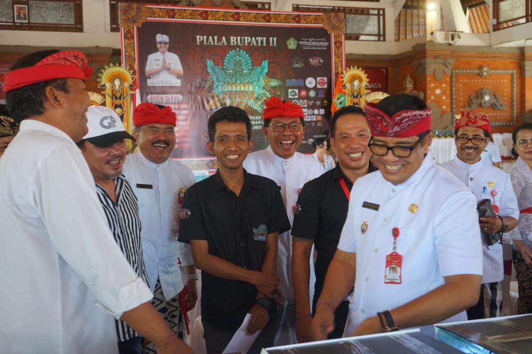 Rangkaian HUT Ke-530 Kota Tabanan, Bupati Sanjaya Hadiri Tabanan Channa Contest Piala Bupati II Tahun 2023