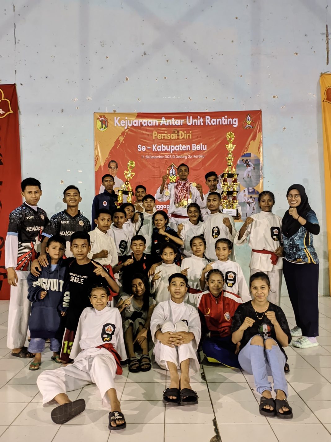 Wedomu Berhasil Juara Umum Kejuaraan Antar Unit Ranting Perisai Diri (PD) se-kabupaten Belu Tahun 2023