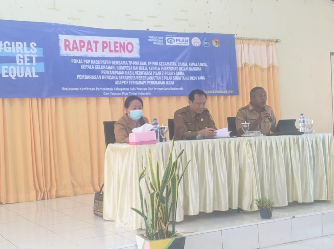 Komitmen Capai 5 Pilar STBM, Bupati Belu Minta Jajarannya Turun ke Masyarakat dan Sampaikan Hal Ini Untuk Yayasan Pijar Timur Indonesia !