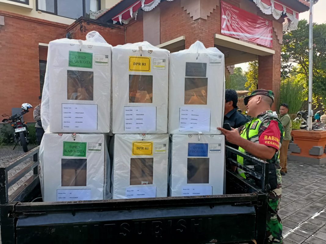 Usai Pemilu, Logistik Desa/Kelurahan di Kecamatan Sukasada Kembali Ke PPK