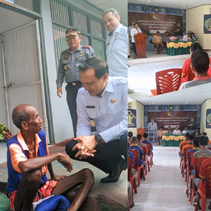 Bupati Agustinus Taolin Tatap Muka dan Jawab Permintaan Warga Lapas Atambua