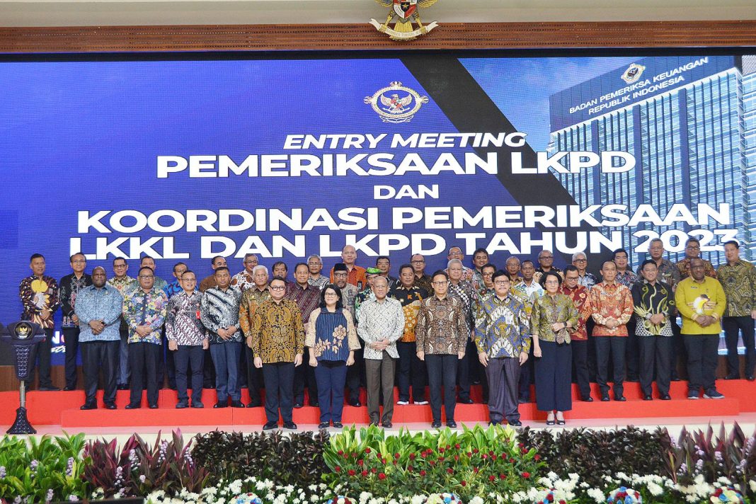 Pj. Gubernur Mahendra Jaya Hadiri Entry Meeting BPK RI untuk Pemerintah Daerah tahun 2023