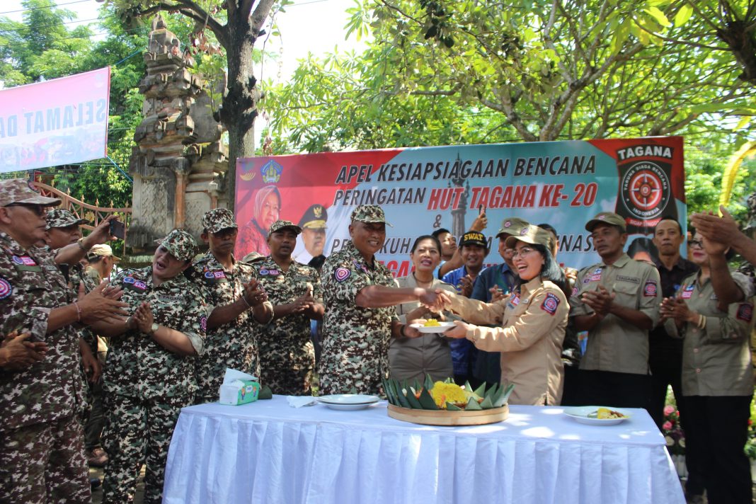 Dinsos P3A Bali Peringati HUT Taruna Siaga Bencana (Tagana) ke-20 dan Pengukuhan Forum Komunikasi Tagana Provinsi Bali Periode 2024 – 2029