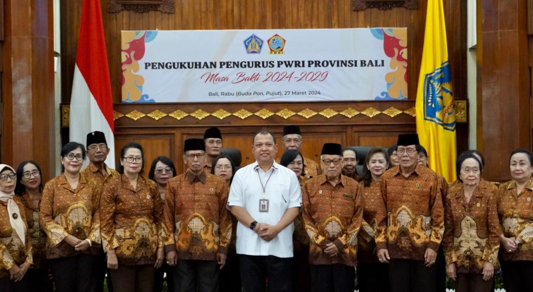Kepengurusan PWRI Provinsi Bali Periode 2024-2029 Resmi Dikukuhkan