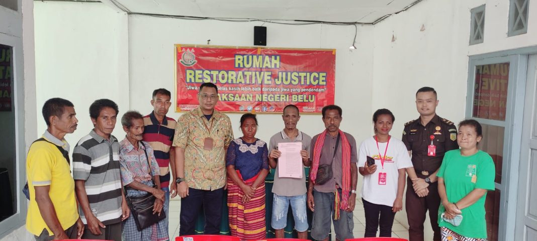Kejari Belu Lakukan Restorative Justice Kasus Penganiyaan di Dirma-Malaka