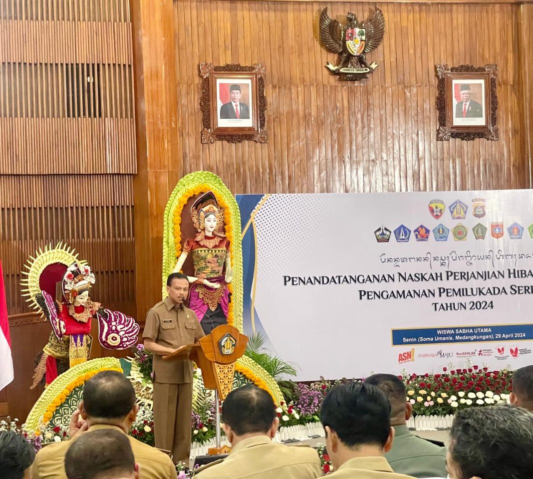 NPHD Sah Ditandatangani, Pemilukada Serentak di Bali Diharapkan Berjalan Kondusif dan Demokratis