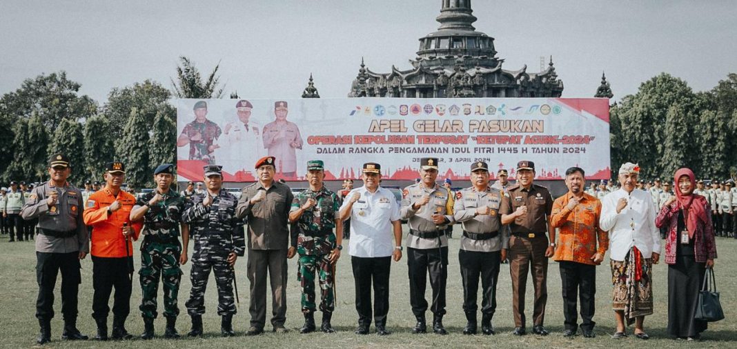 Pj. Gubernur Mahendra Jaya Pimpin Apel Gelar Pasukan Ketupat Agung