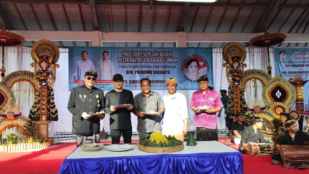 Prabowo-Gibran Sudah Resmi Ditetapkan, Relawan Gibran di Buleleng Gelar Syukuran