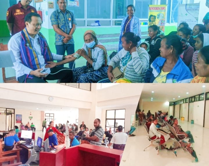 Bupati Belu Agustinus Taolin Jalankan Program Pengobatan Gratis, Setiap Bulan Ribuan Pasien Rawat di Rumah Sakit