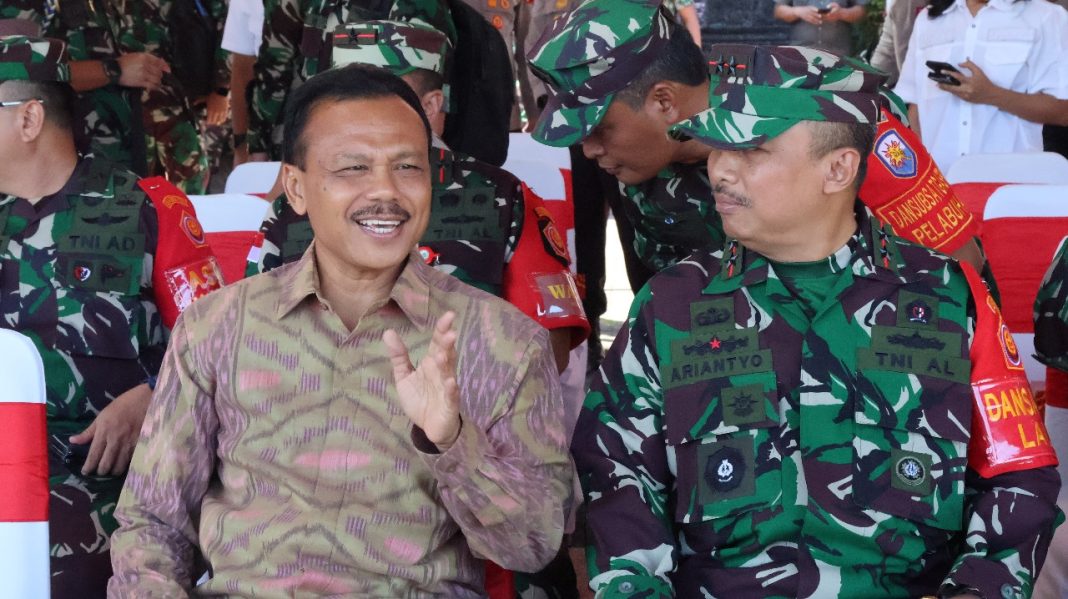Sekda Dewa Made Indra Hadiri Apel Gelar Pasukan Operasi Puri Agung