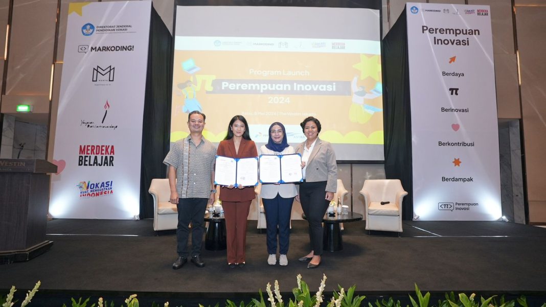 Kolaborasi Ditjen Pendidikan Vokasi dan Markoding Siapkan Talenta Digital Perempuan Vokasi