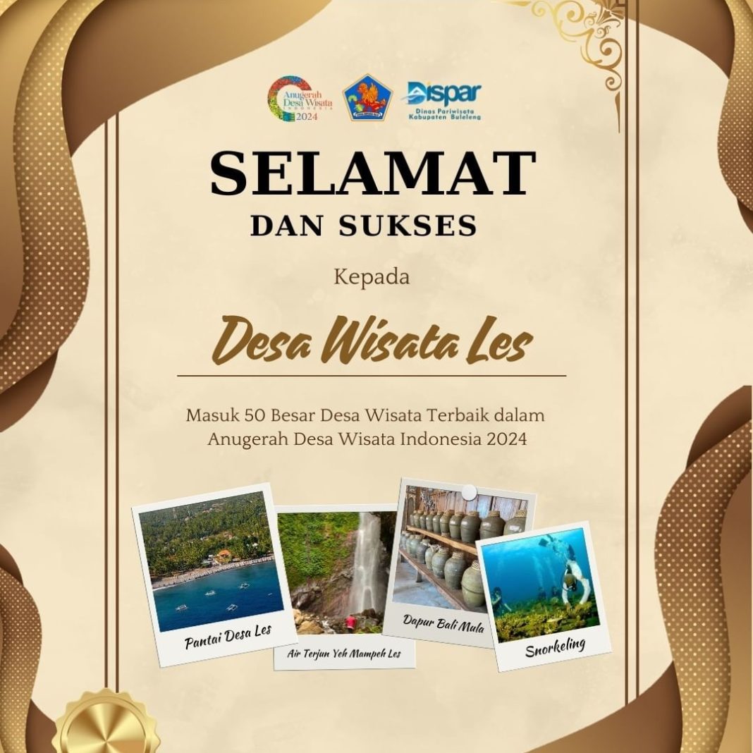 Berbangga! Desa Les Tejakula Berhasil Jadi 50 Besar ADWI 2024