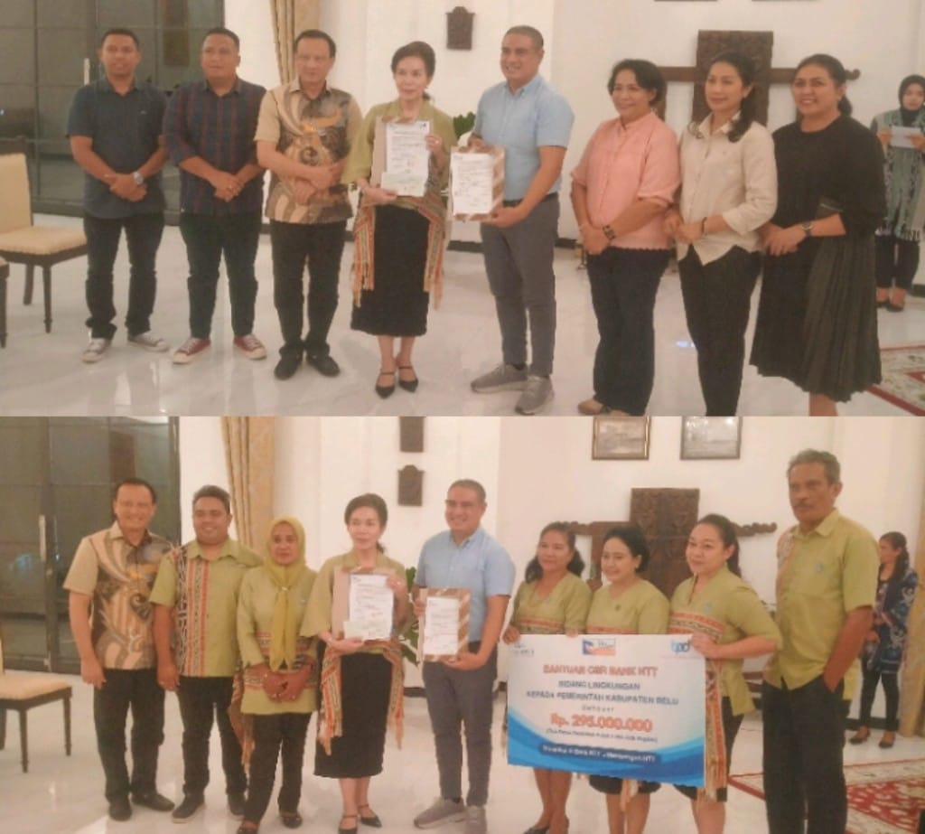 Laporan CSR TP PKK Belu Terbaik di NTT, Bank NTT Kembali Serahkan Dana CSR Bidang Lingkungan Tahun 2024 Untuk Pemkab Belu