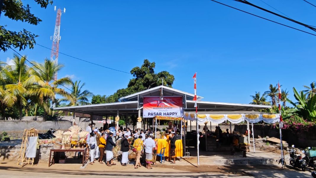 Warga Desa Tukadmungga Kini Punya Pasar “Happy”