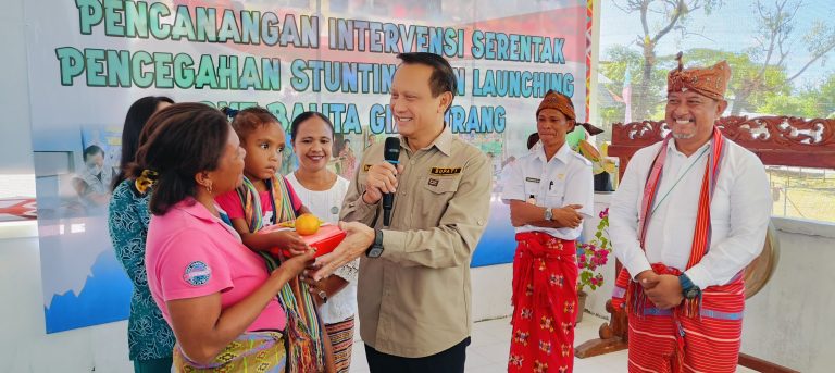 Tahun 2024 Target Angka Stunting Turun 10 Persen, Bupati Agustinus Taolin : Butuh Kolaborasi Semua Unsur