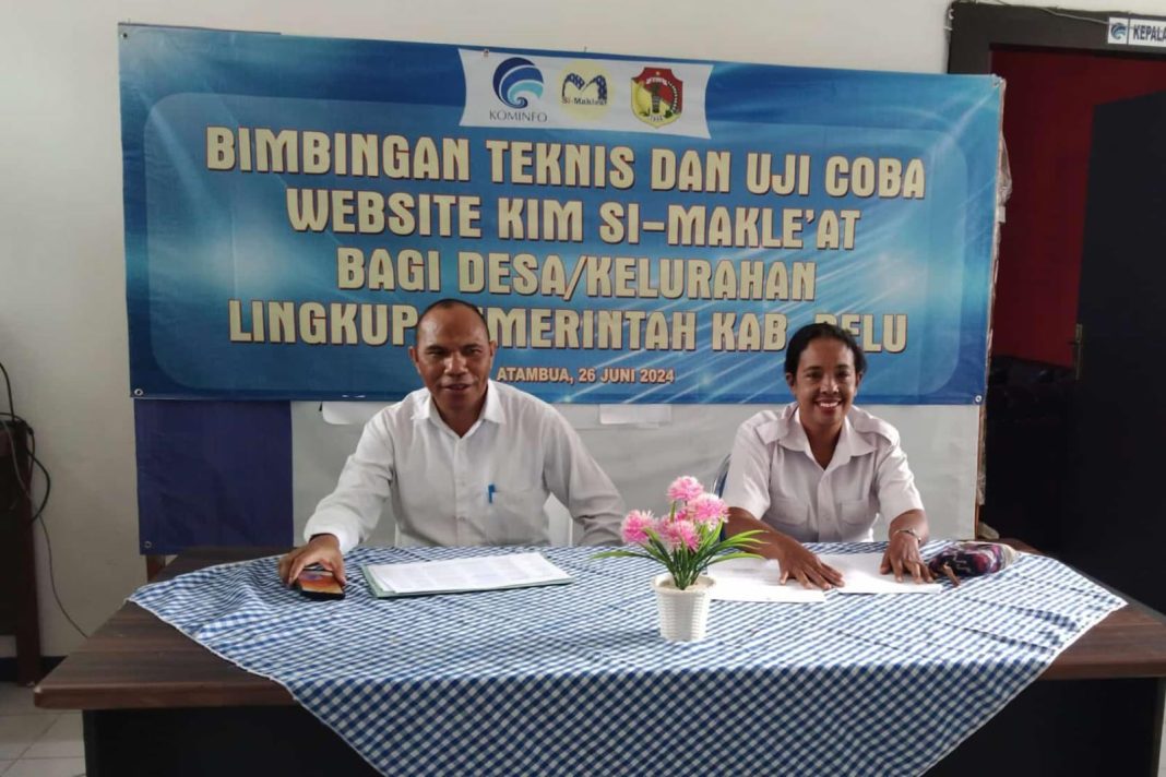 Dinas Kominfo Belu Gelar Bimtek dan Uji Coba Aplikasi Si-Makle’at