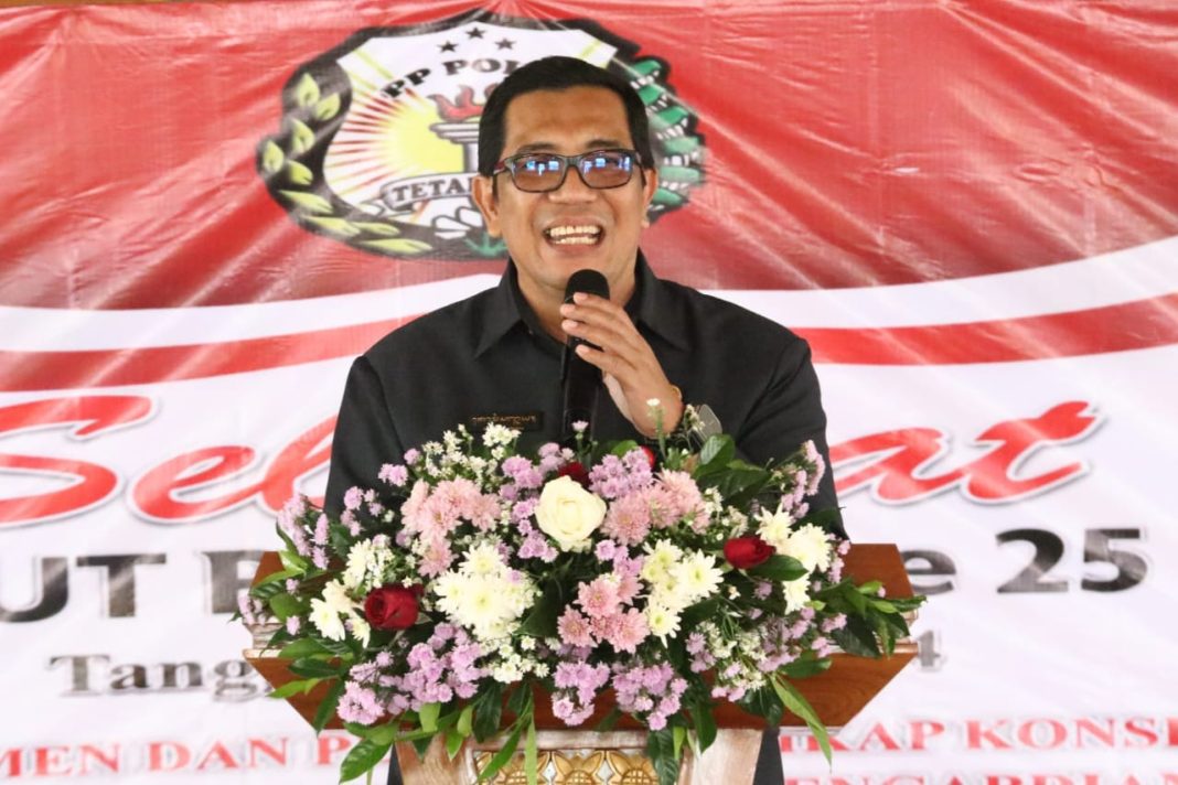 Pererat Sinergitas, Bupati Sanjaya Hadiri Syukuran HUT Ke-25 PP Polri Tabanan